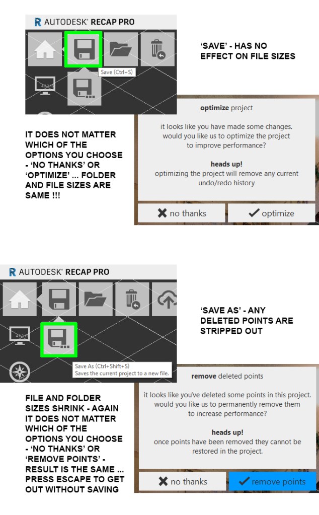 files_optimize or delete points
